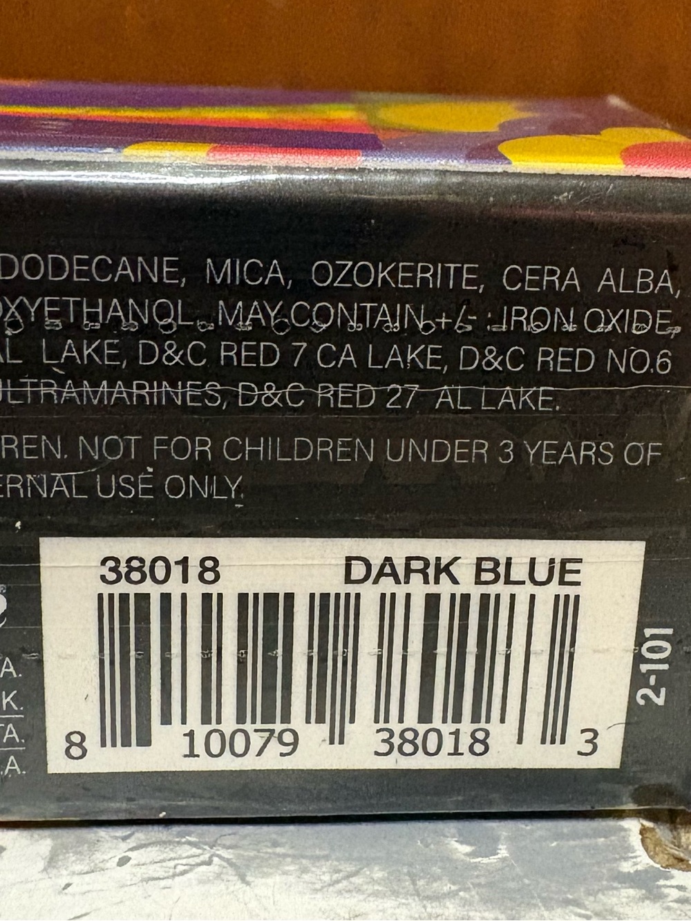 NWT Rude Cosmetics Rainbow Spiked Base Pigment Dark Blue 38018 - Picture 4 of 4